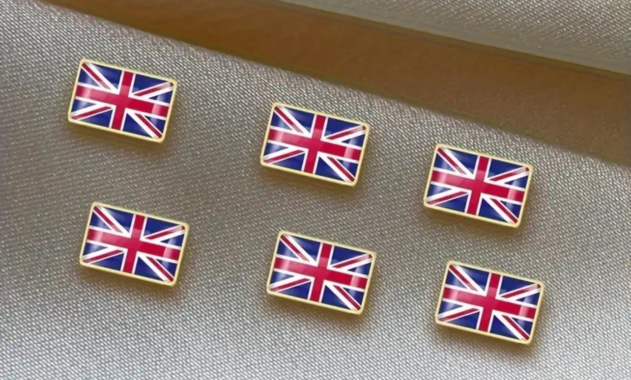 UK Union Jack Flag Enamel & Metal Lapel Pin Badge Veterans FAST UK Delivery!