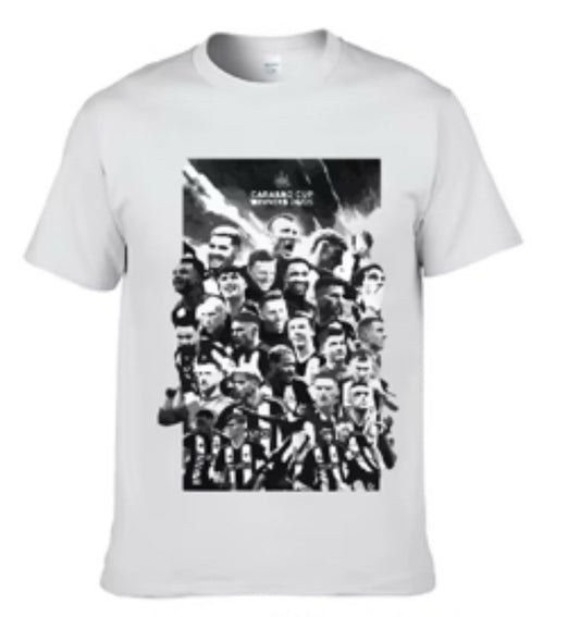 Newcastle United Carabou Cup Winners 2025 T Shirts