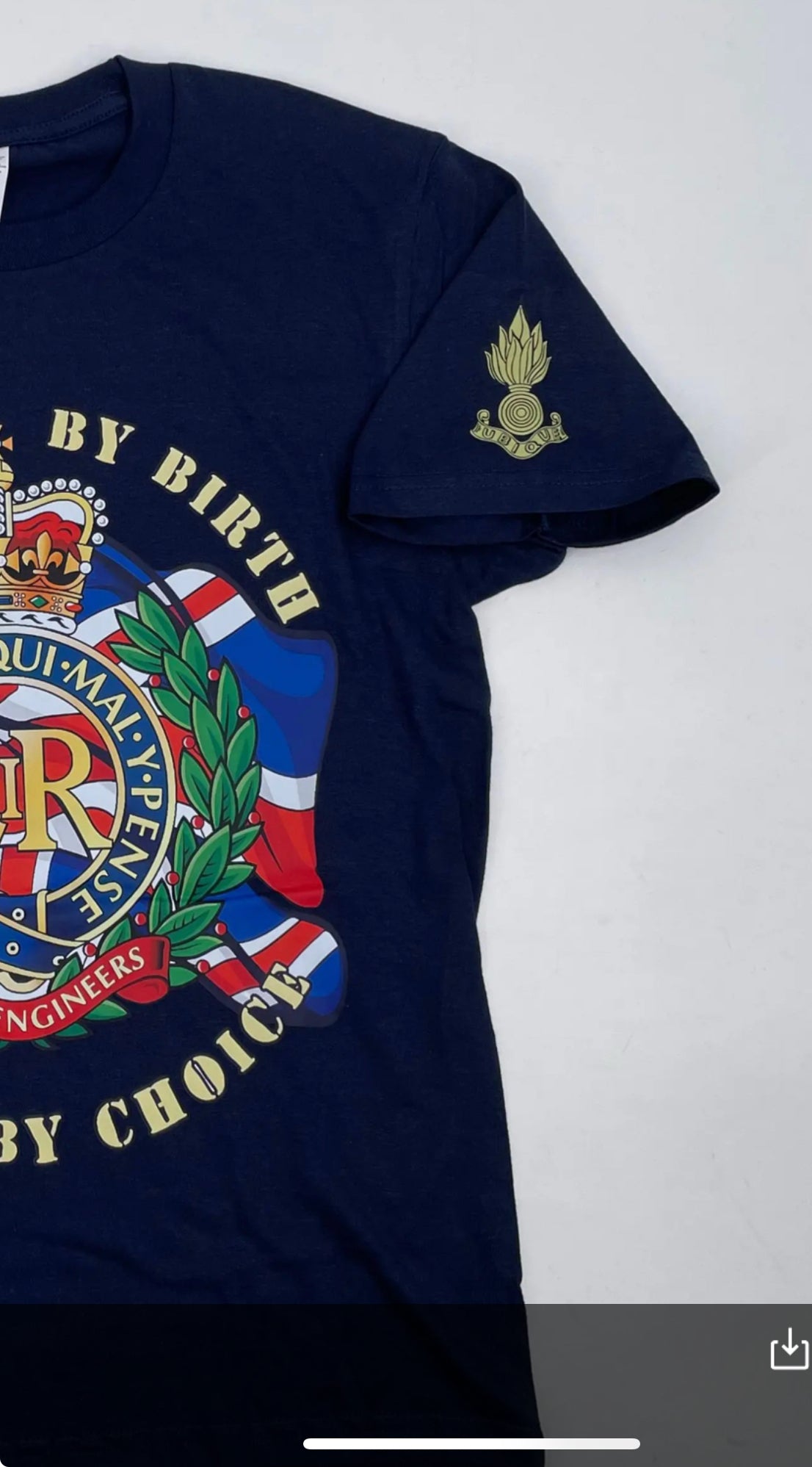 Sapper by Choice. Royal Engineers Sapper cotton T Shirt