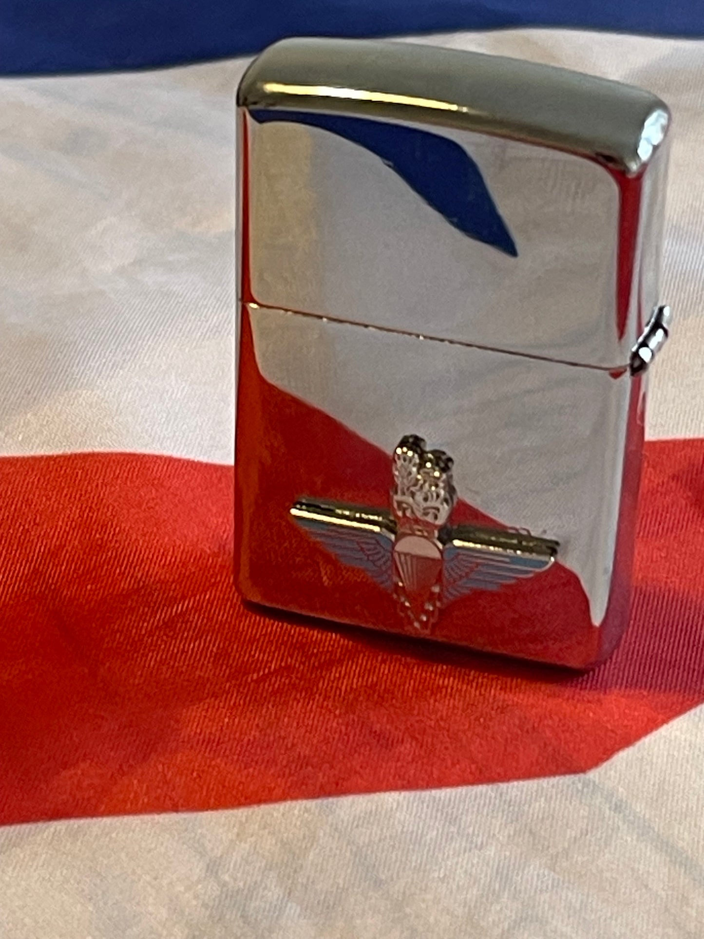 Airborne Forces Parachute Regiment Chrome Windproof Lighter