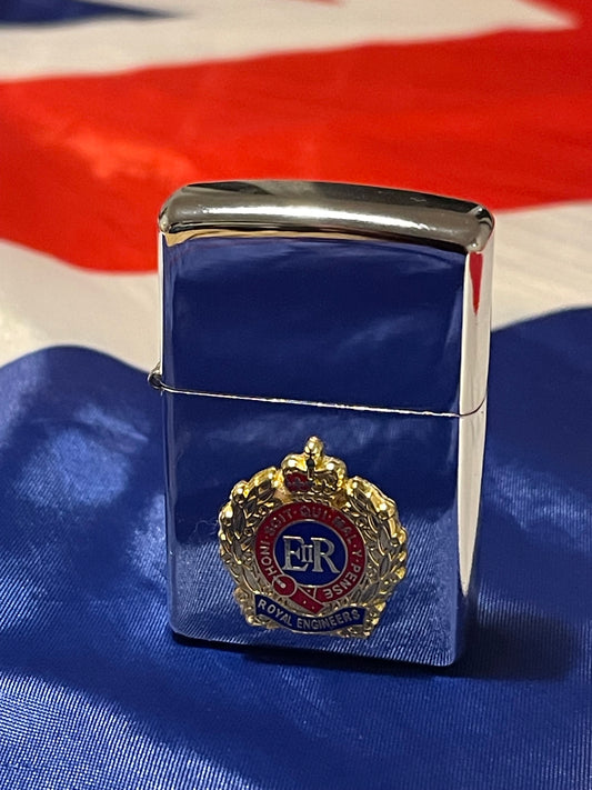 Royal Engineers windproof Petrol Lighter