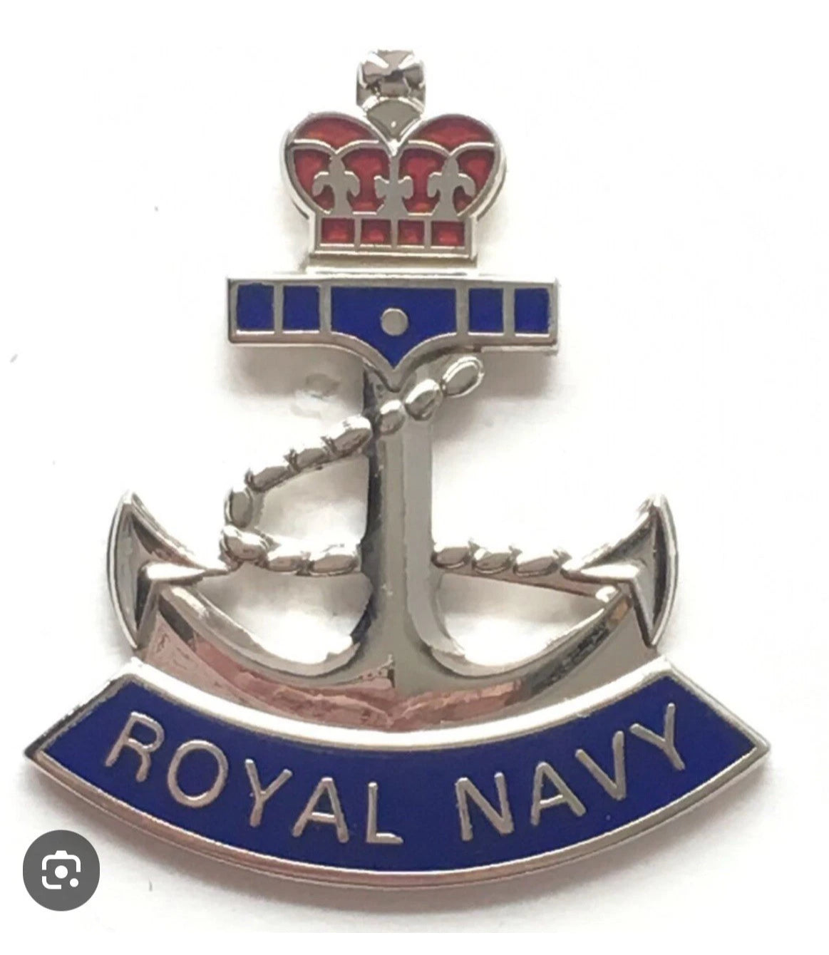 THE ROYAL NAVY BADGE ANCHOR DESIGN military BADGE RN HM VETERAN