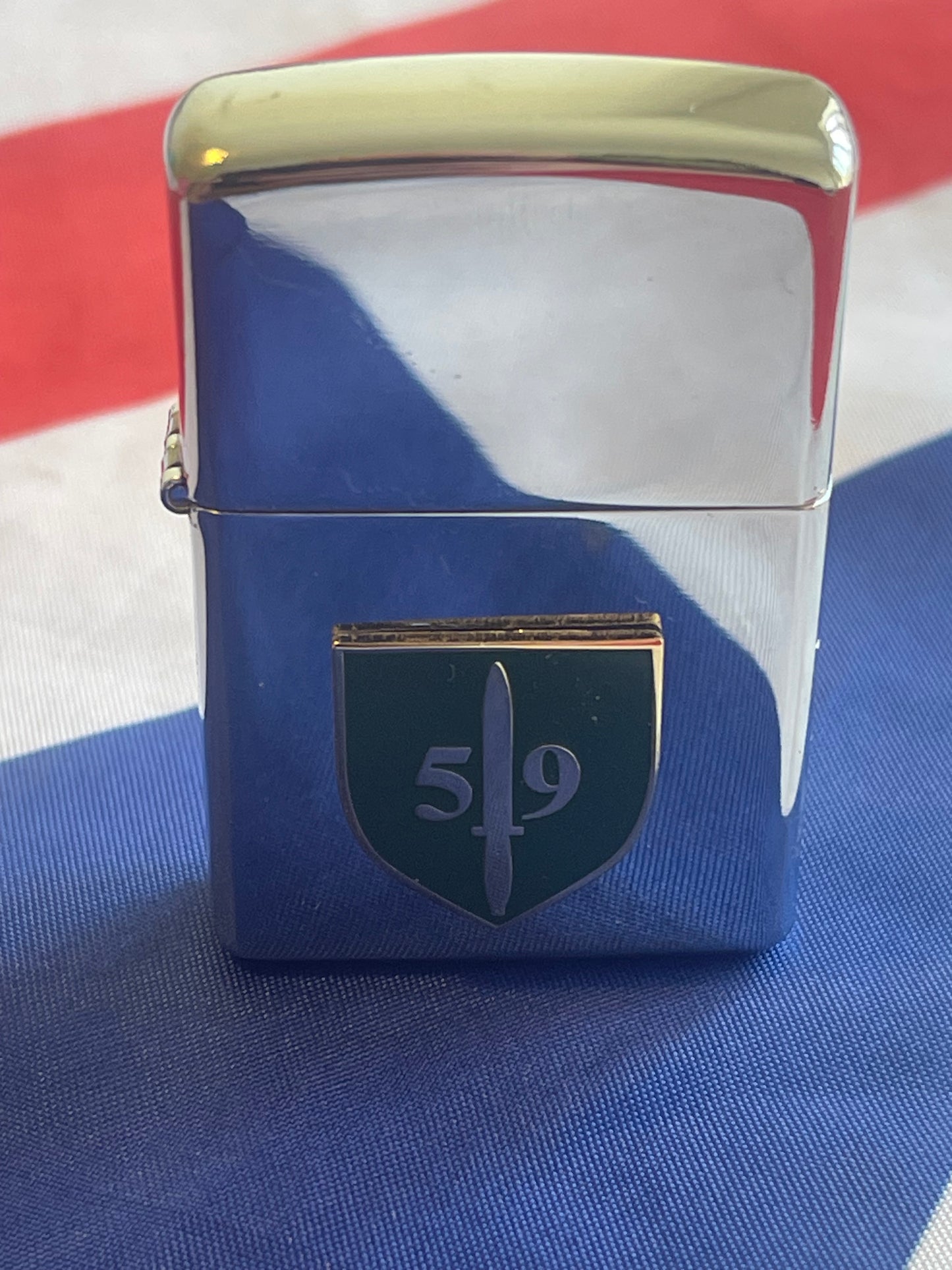 59 Commando Sqn RE Windproof Chrome Lighter