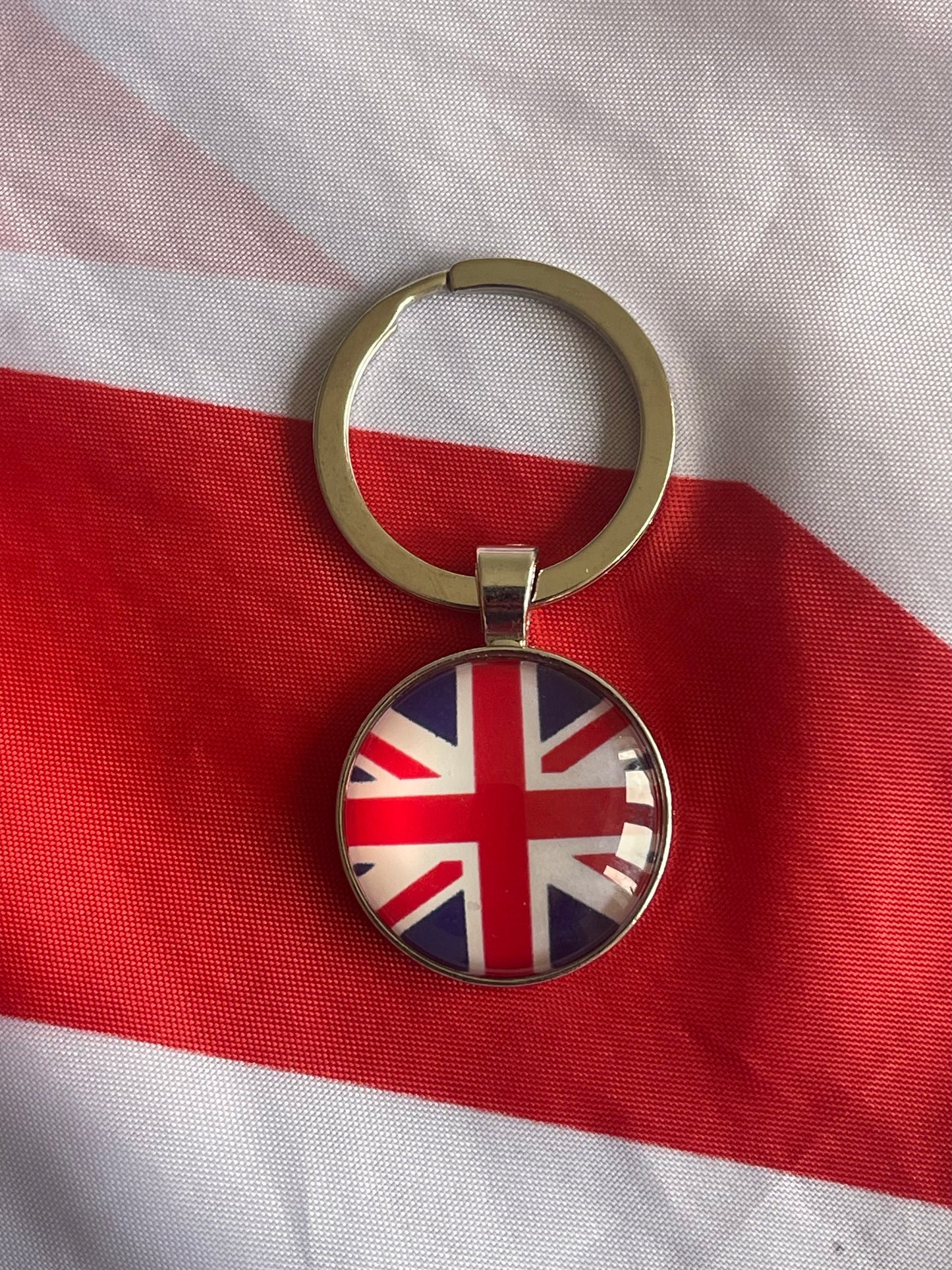 Union Jack / Flag Keyring Free post