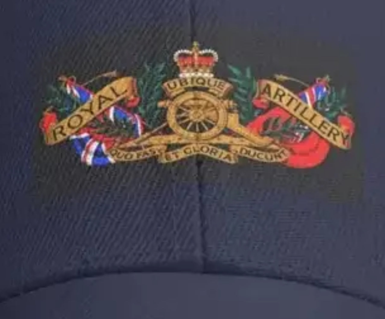 Royal  Artillery Baseball Cap Unisex Navy Adjustable Hat FREEPOST UK