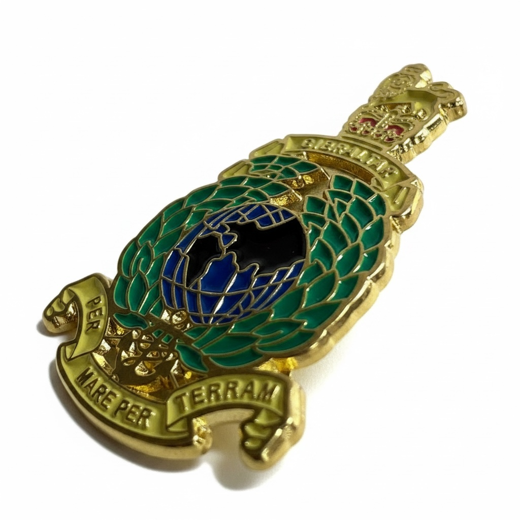 Royal Marines Lapel Pin Badge UK stock FREEPOST