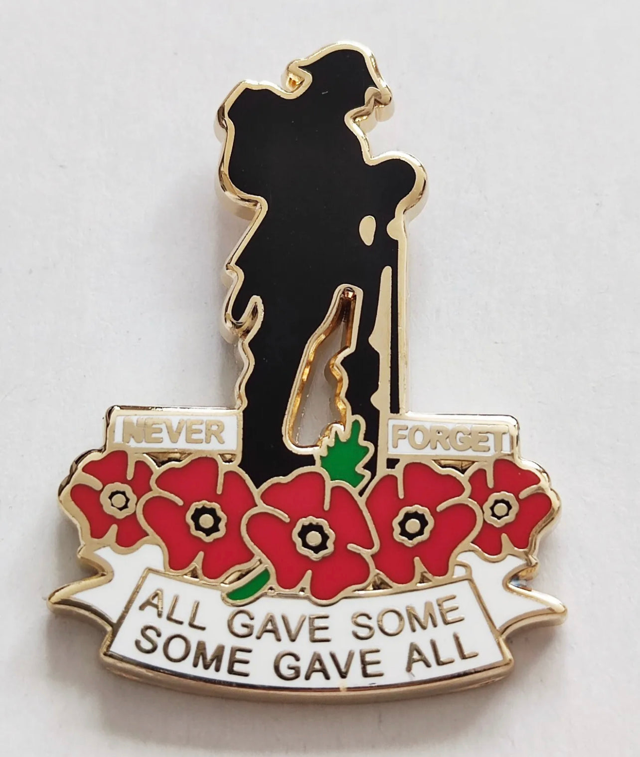 2024 Poppies Pin Badge Brooch Remembrace Veterans Memorial Never Forget Pin