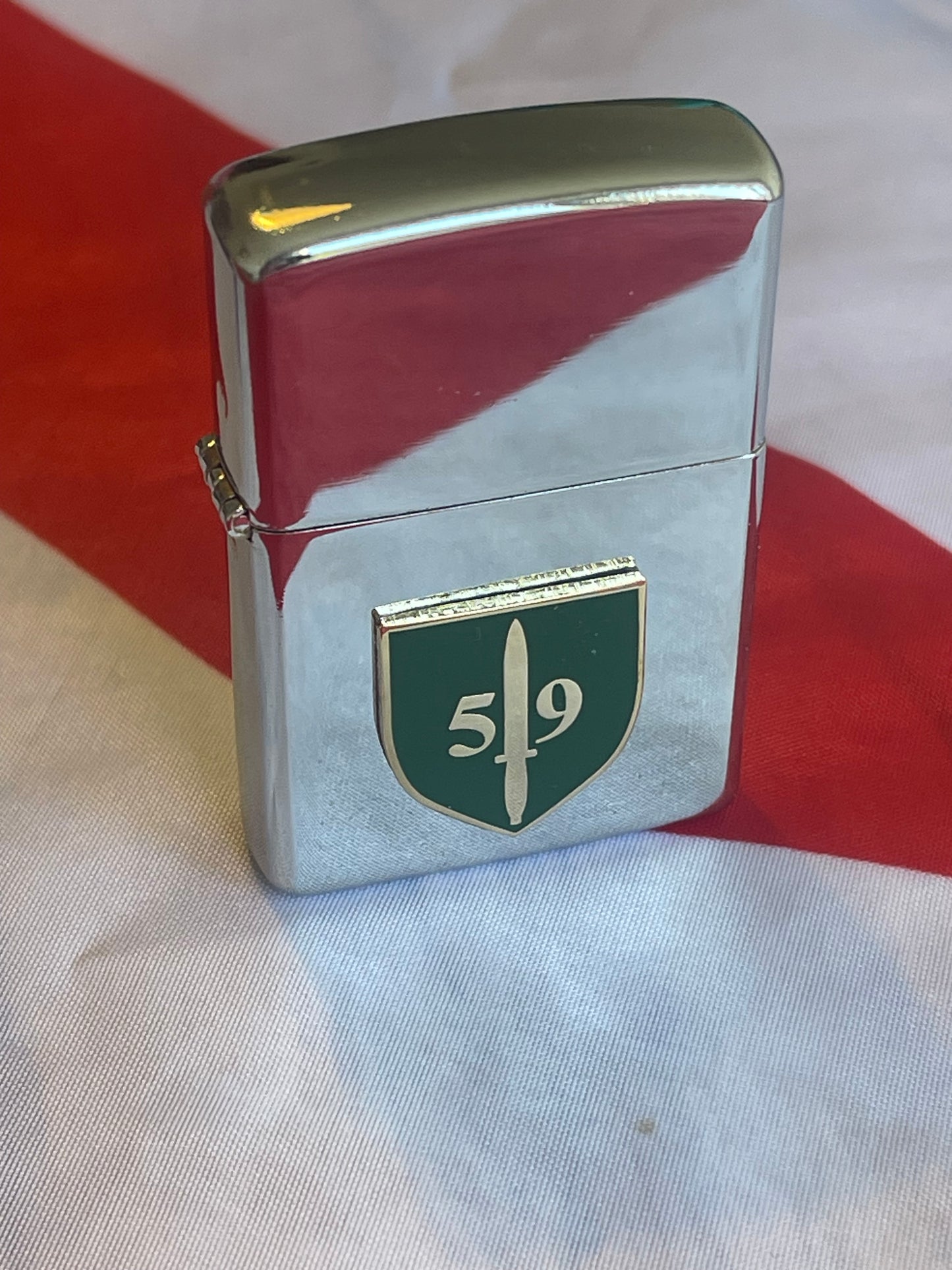 59 Commando Sqn RE Windproof Chrome Lighter