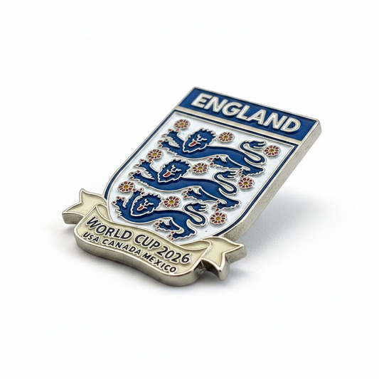 FIFA World Cup 2026 3 Lions Logo Football Pin Badge Brand New!