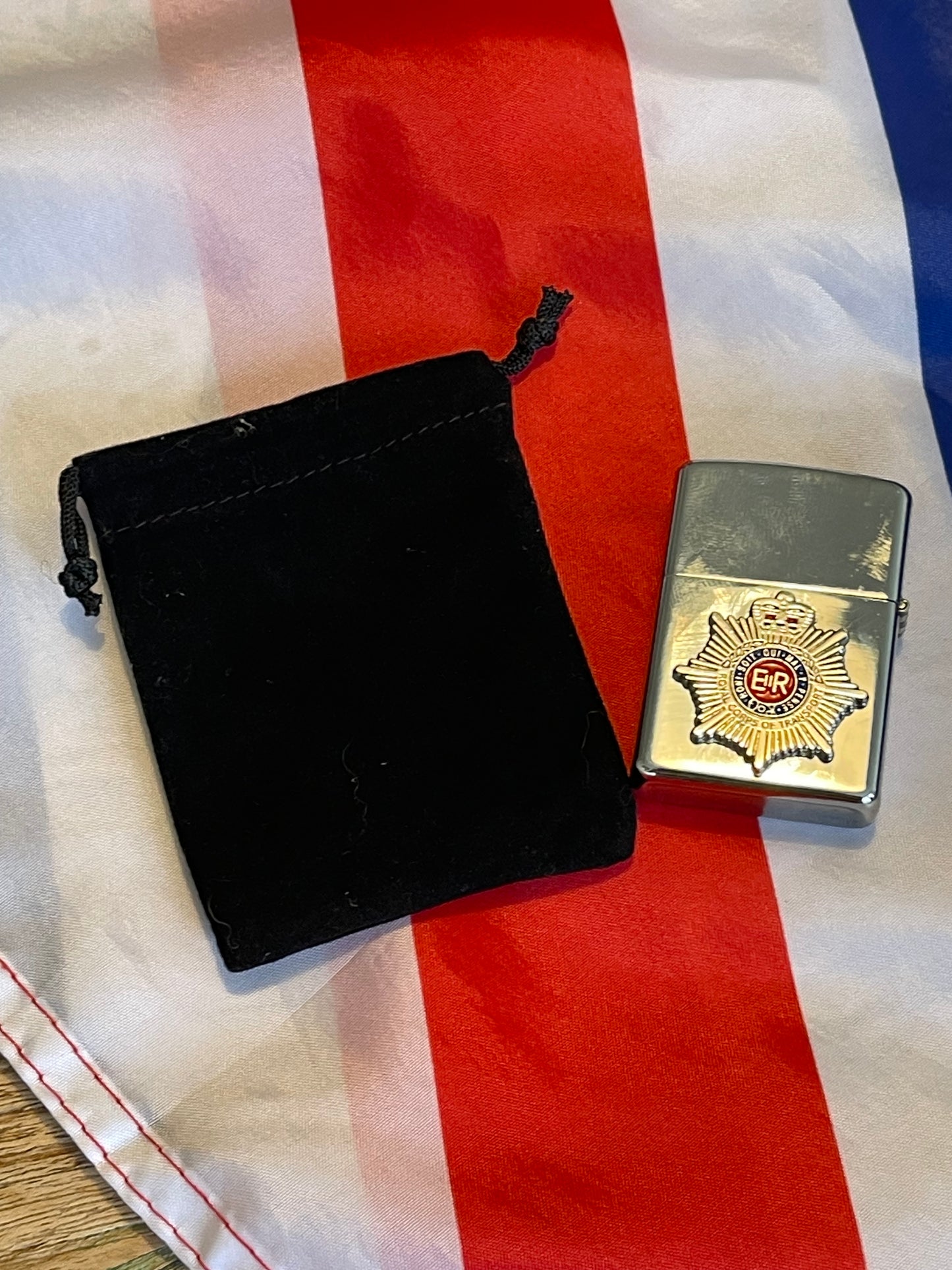 RCT Royal Corps of Transport Chrome plated windproof lighter