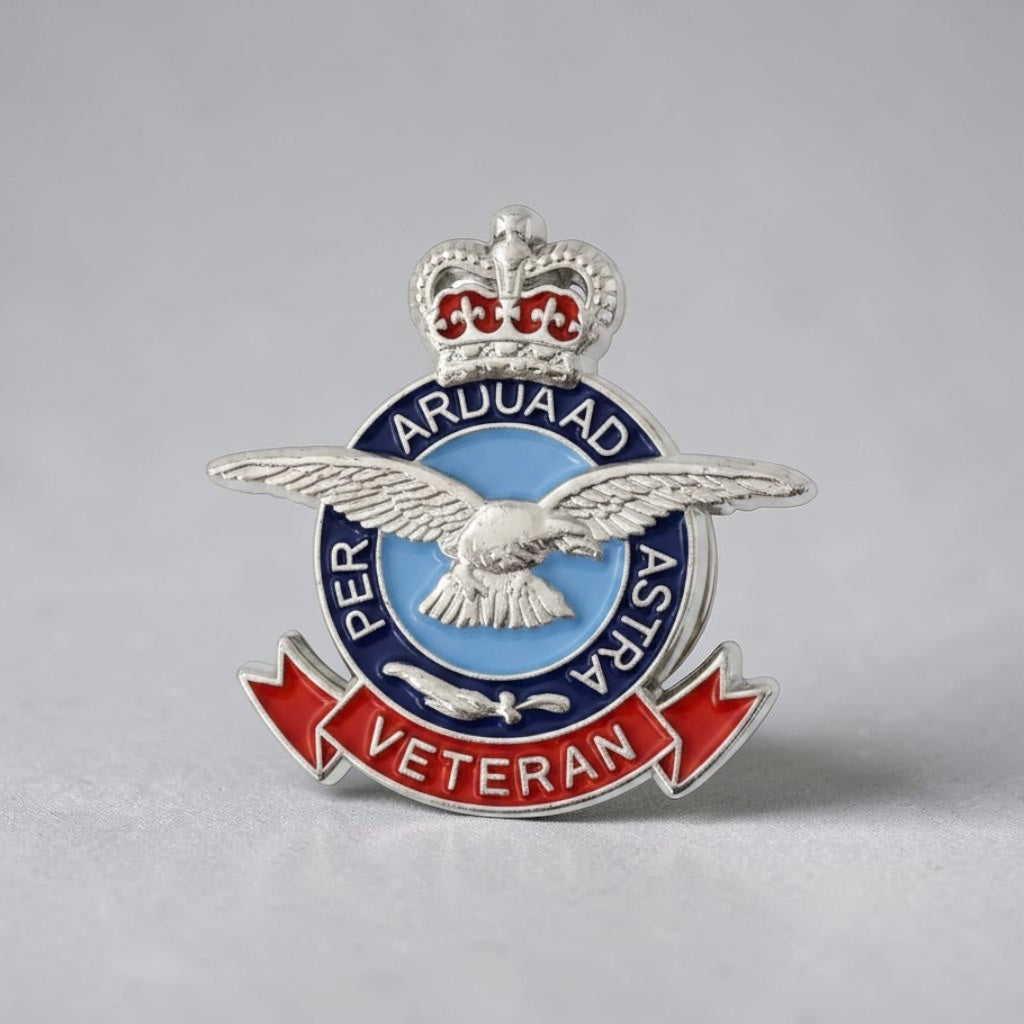 RAF Royal Air Force Veterans Lapel Badge Free Post