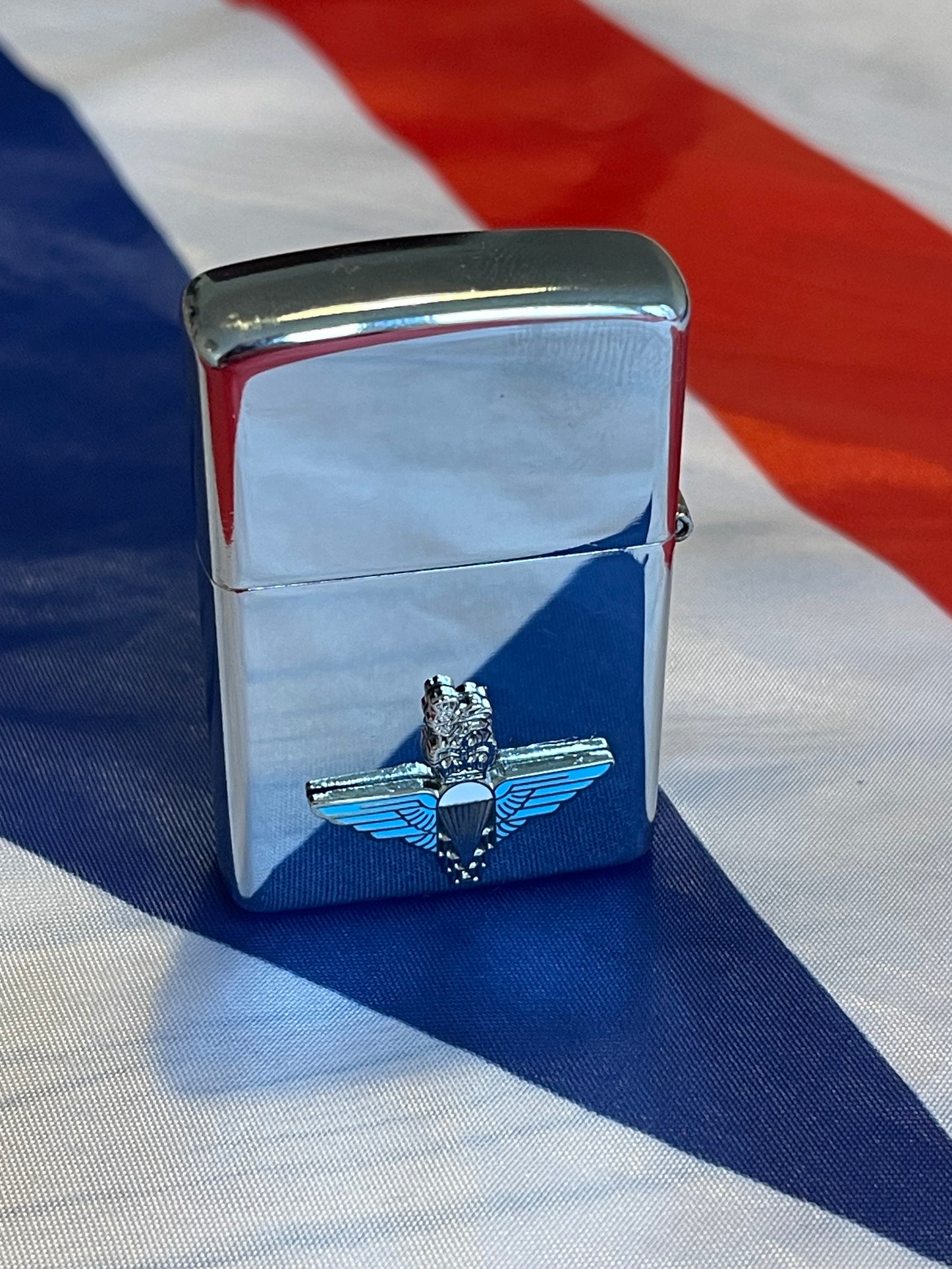 Airborne Forces Parachute Regiment Chrome Windproof Lighter