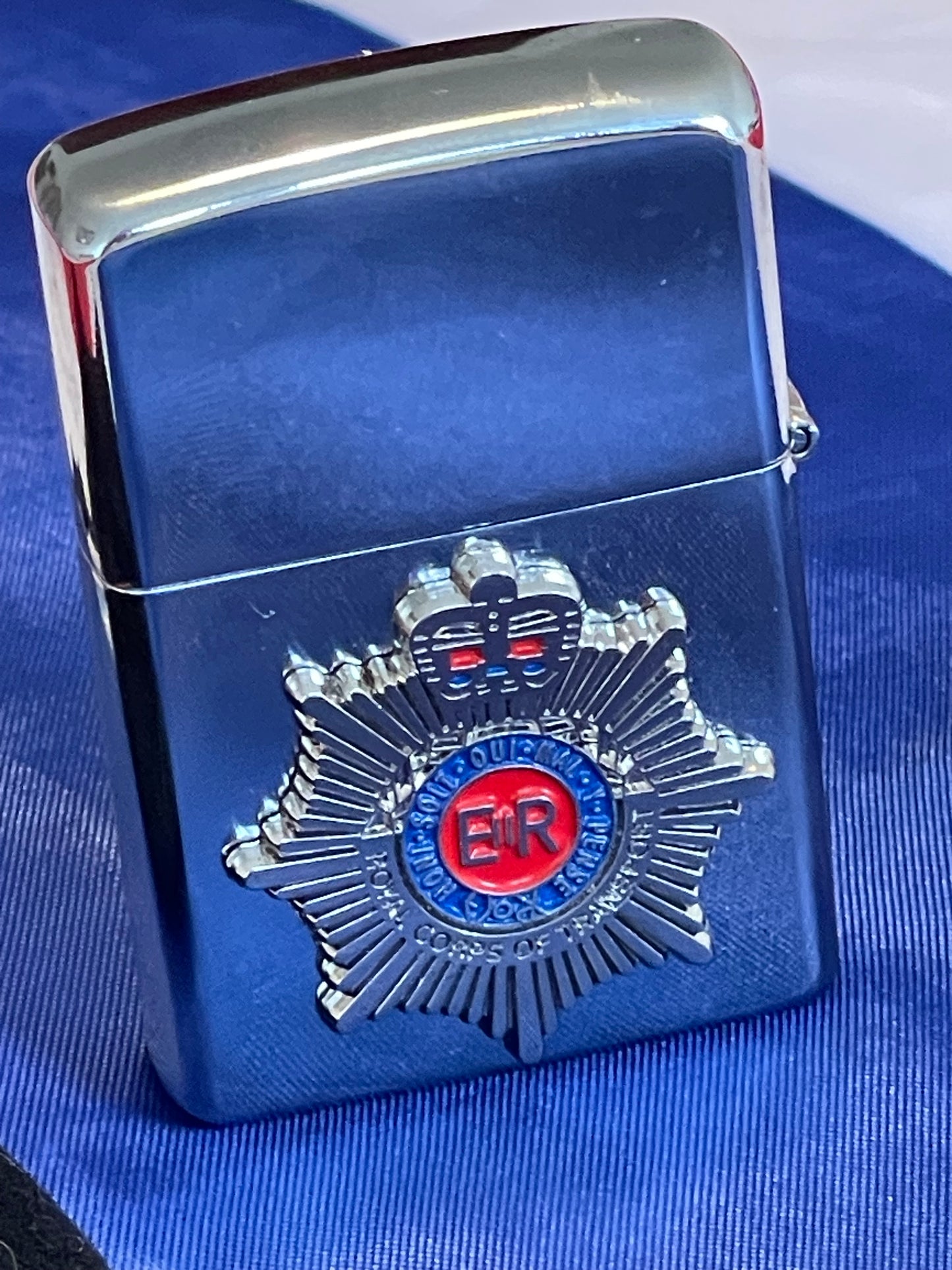 RCT Royal Corps of Transport Chrome plated windproof lighter