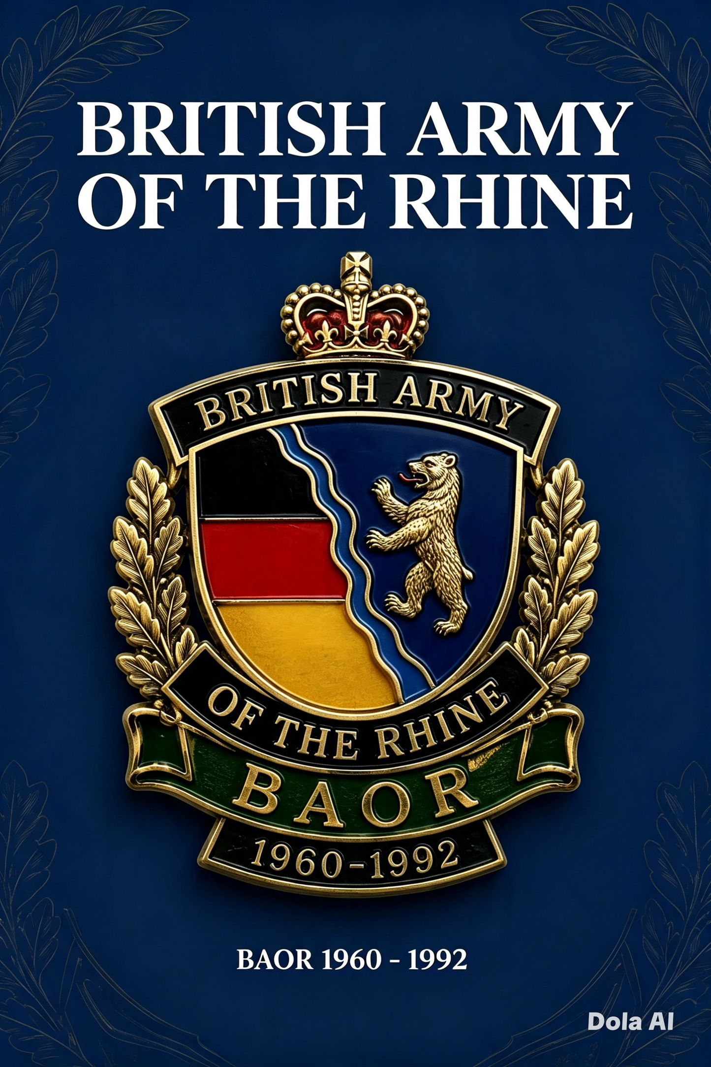 BAOR Veteran Pin Badge British Army Of The Rhine Lapel Pin FREEPOST