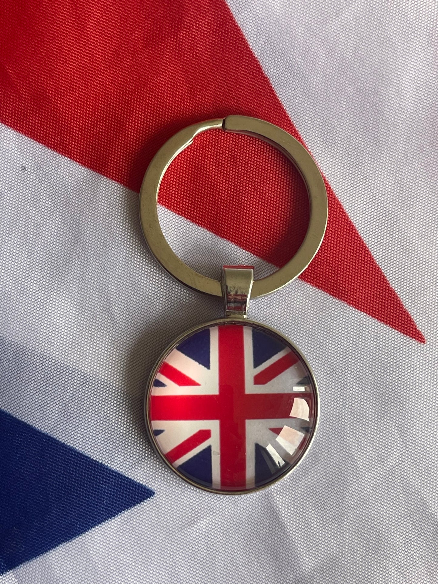 Union Jack / Flag Keyring Free post