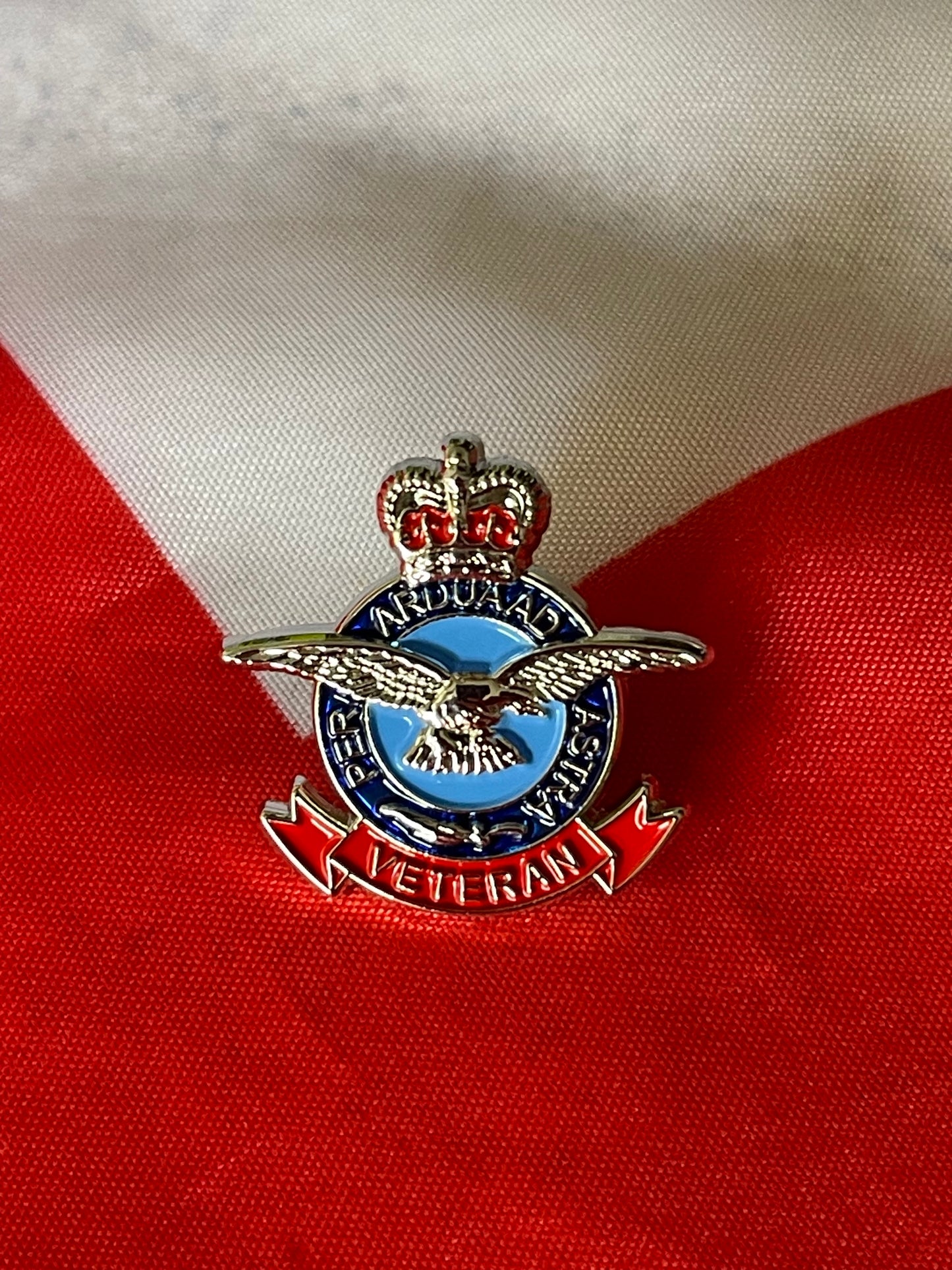 RAF Royal Air Force Veterans Lapel Badge Free Post