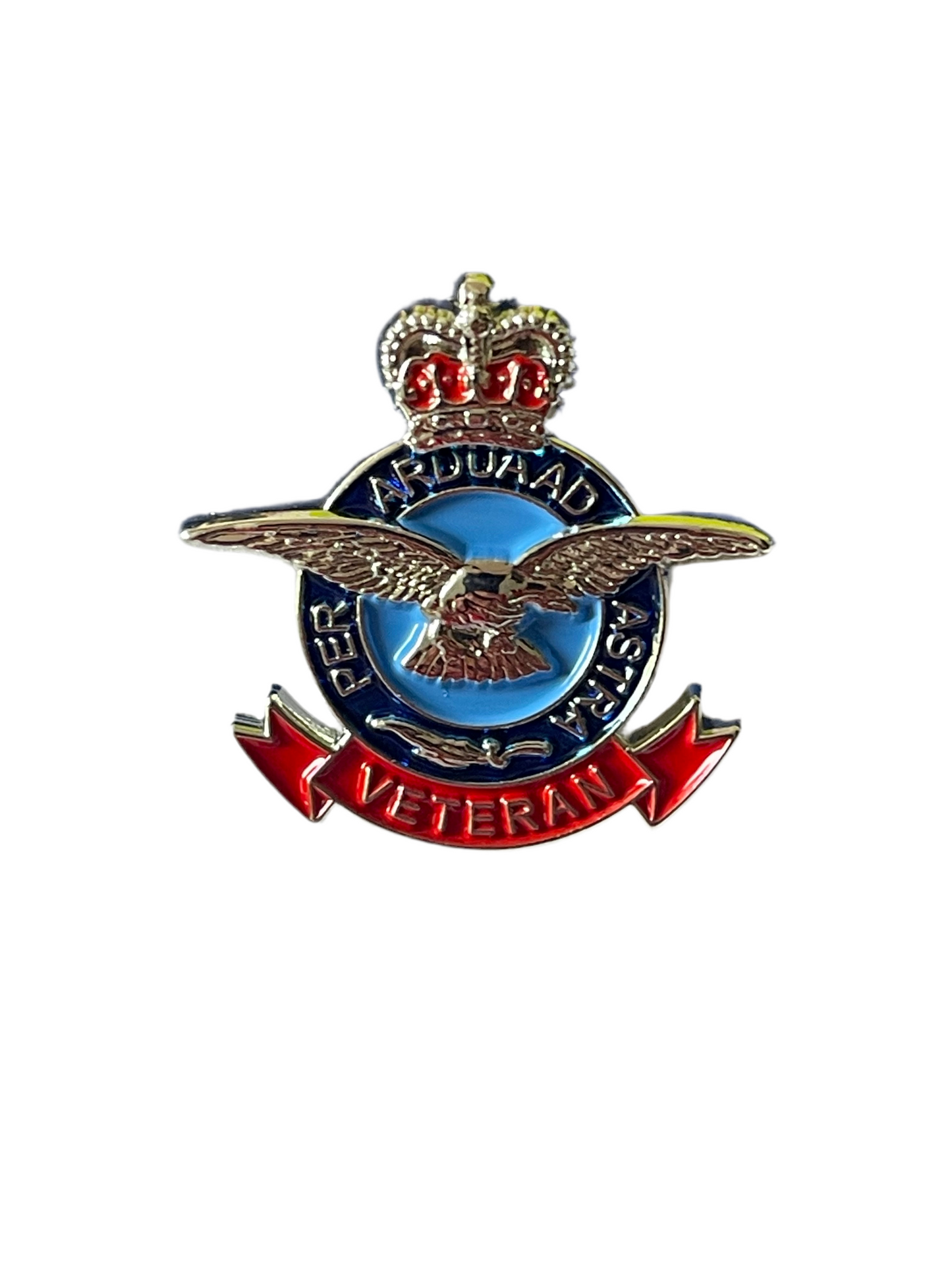 RAF Royal Air Force Veterans Lapel Badge Free Post