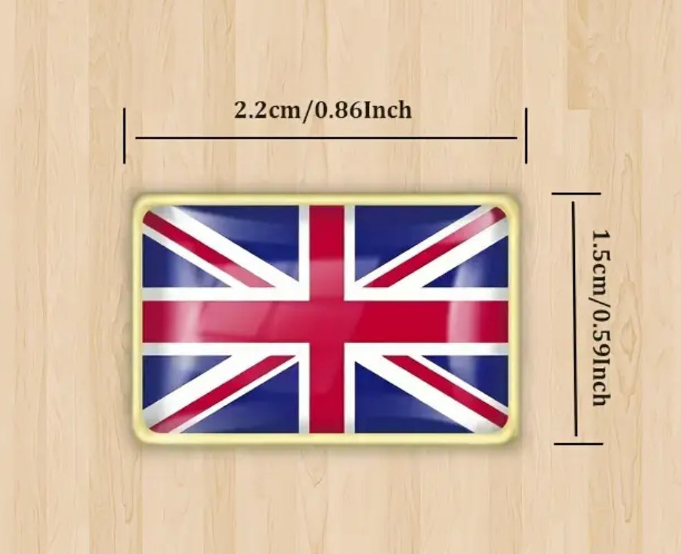 UK Union Jack Flag Enamel & Metal Lapel Pin Badge Veterans FAST UK Delivery!