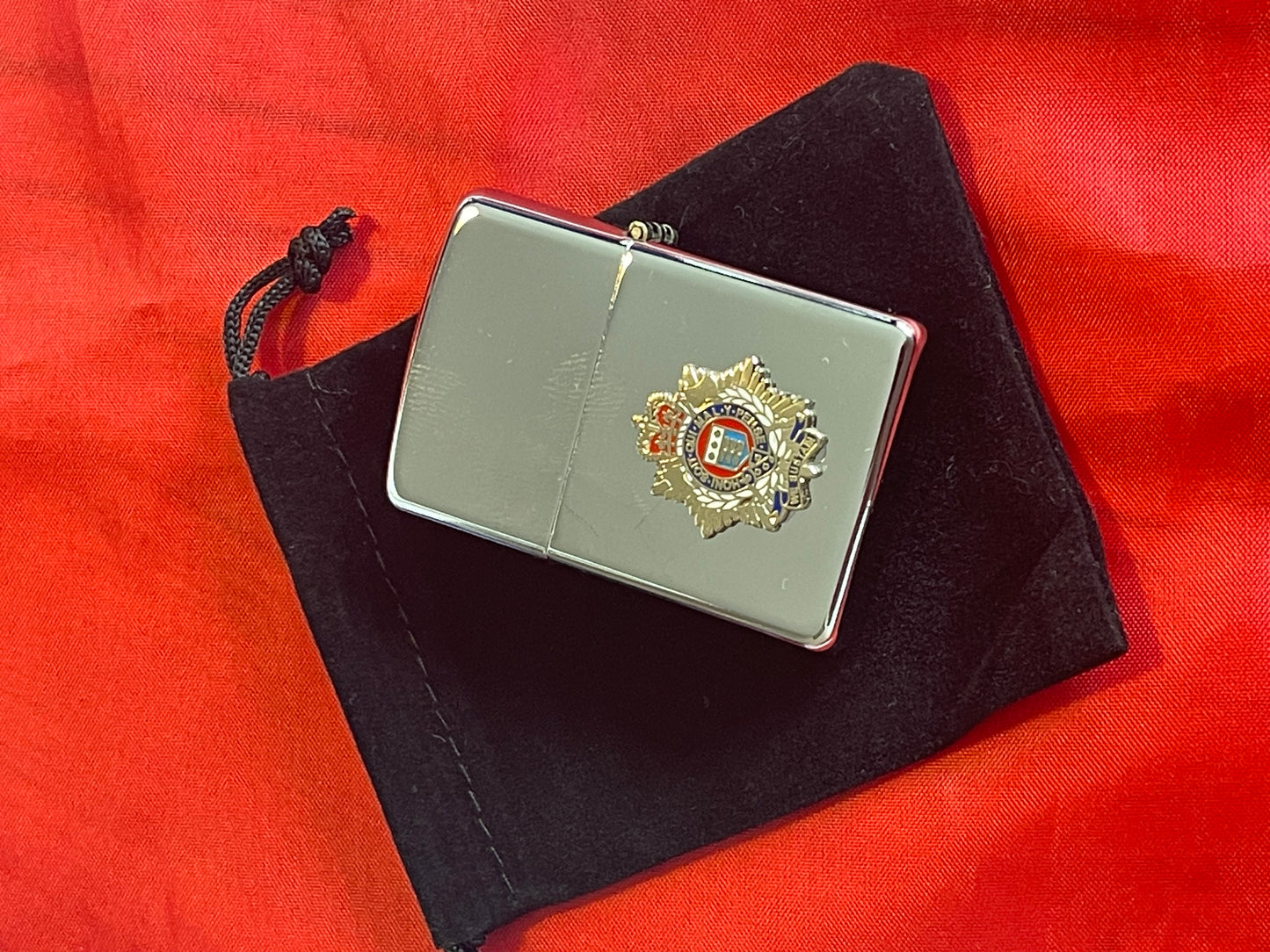 Royal Logistics Corps Chrome Windproof Lighter