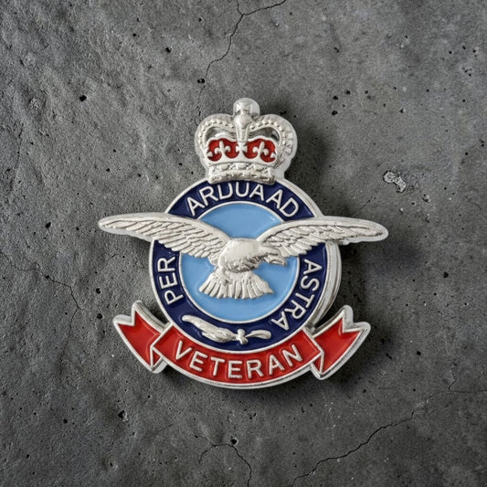 RAF Royal Air Force Veterans Lapel Badge Free Post