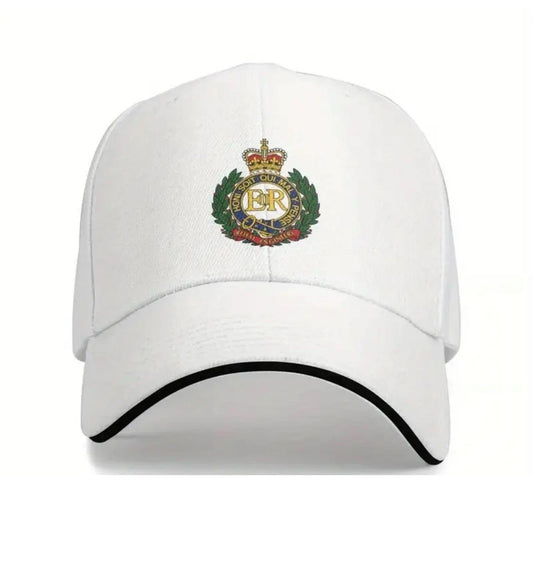 Royal Engineers Sappers Baseball Hat Unisex White Cap Adjustable
