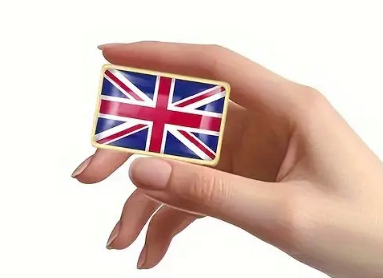 UK Union Jack Flag Enamel & Metal Lapel Pin Badge Veterans FAST UK Delivery!
